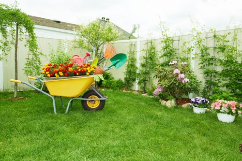 Garden makeover ideas for a Lee home with refreshed planting and new patio space