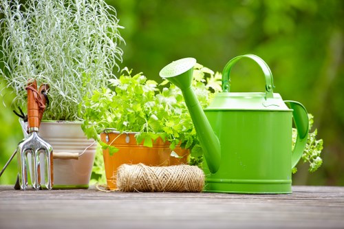 Preparing a Lee garden for new decking installation